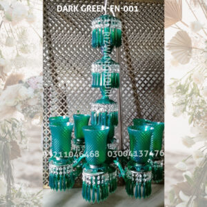 Hanging Fanoos Dark Green